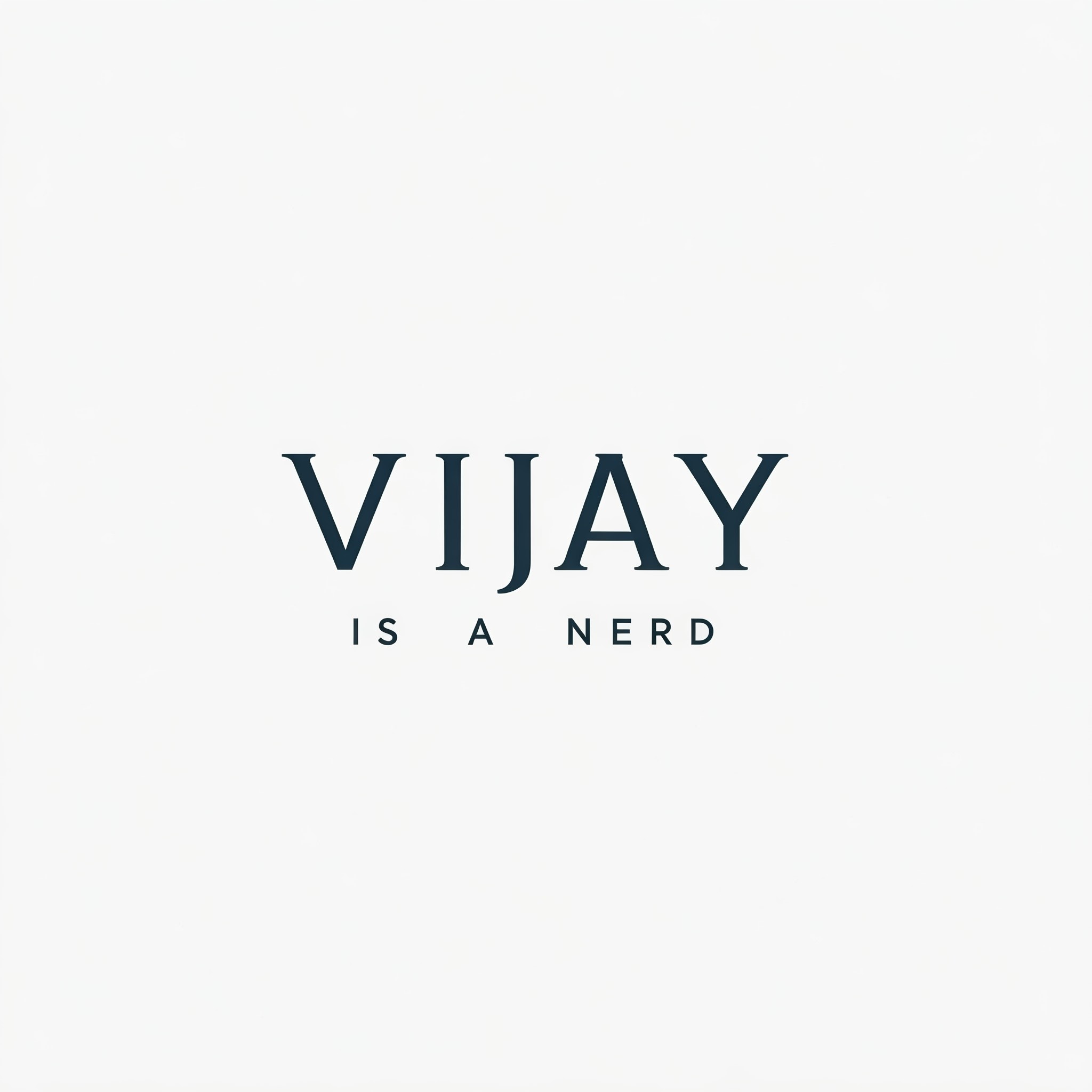 Vijayisanerd.me